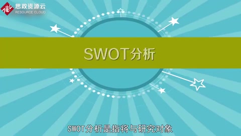 带你了解SWOT分析——于内外部竞争环境和竞争条件下的态势分析