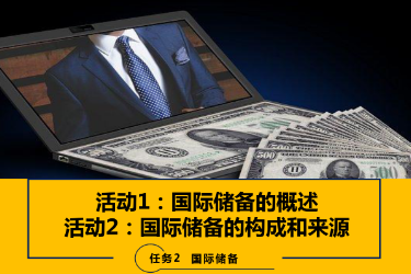 <em>课件</em>：<em>国际金融</em>、<em>金融</em><em>服务</em><em>与</em><em>管理</em>、<em>国际经济</em><em>与</em><em>贸易</em><em>专业</em>《<em>国际金融</em>—2.1&2<em>国际</em><em>储备</em><em>的</em>概述、构成和来源》